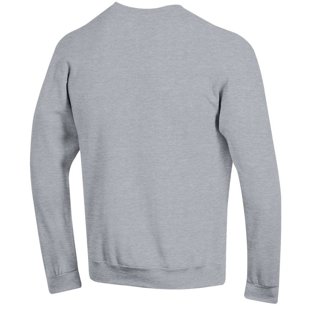  Navy Midshipmen Champion Basic Arch Fleece Pullover Sweatshirt - Heather Gray