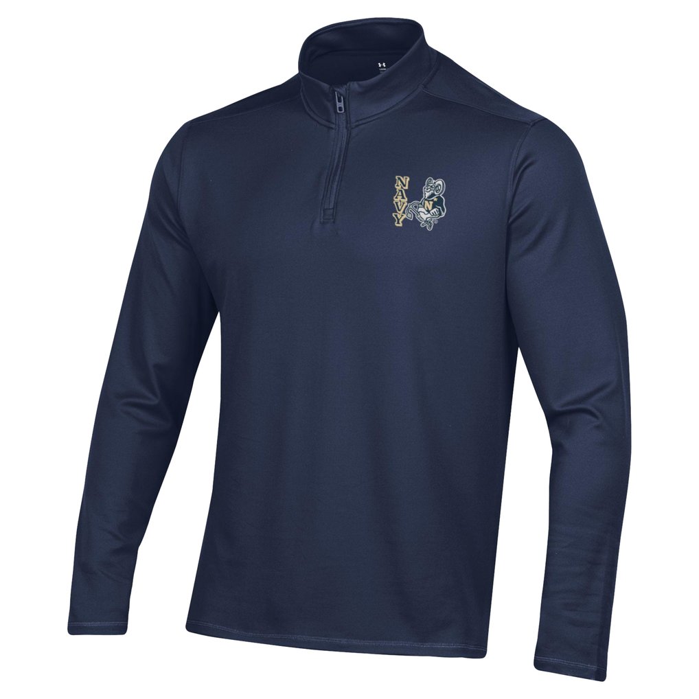  Navy Midshipmen Under Armour Motion Quarter-Zip Jacket - Navy