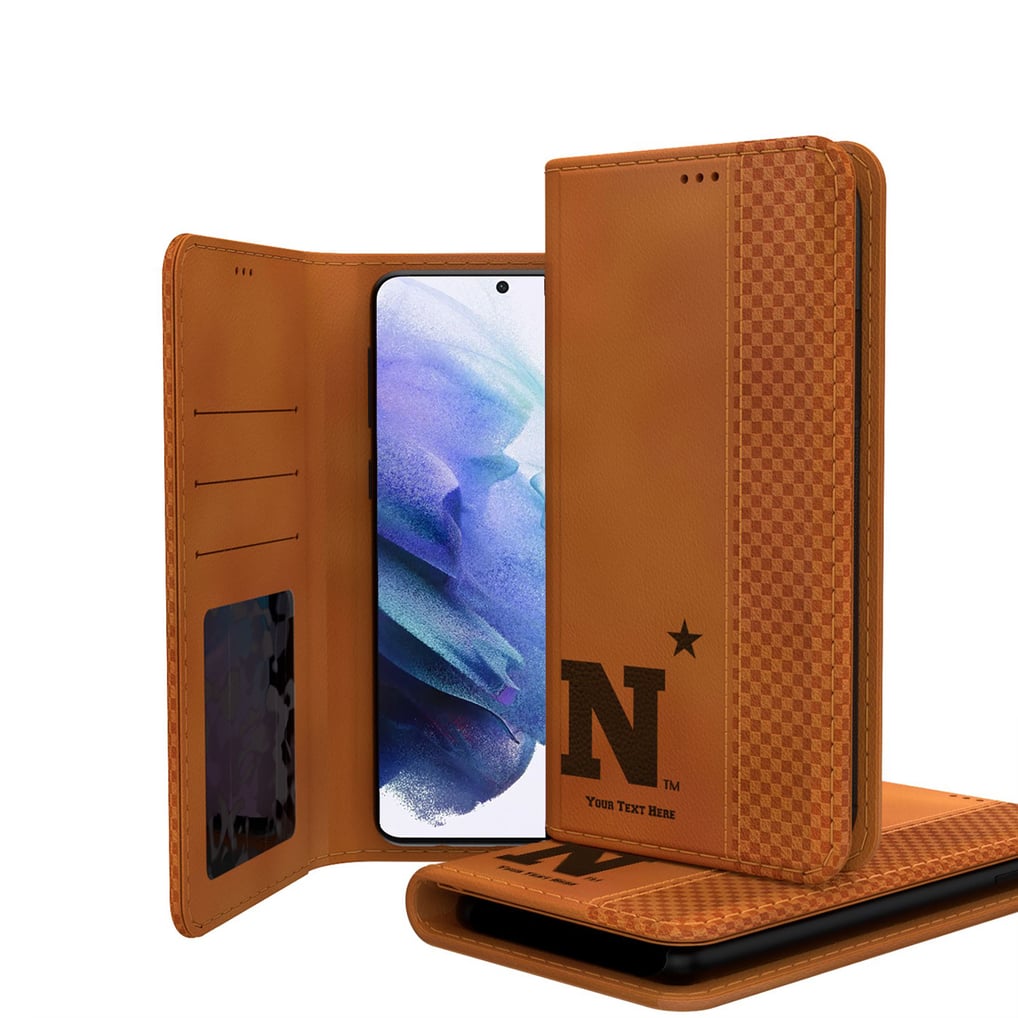 Navy Midshipmen Galaxy Burn Personalized Folio Case