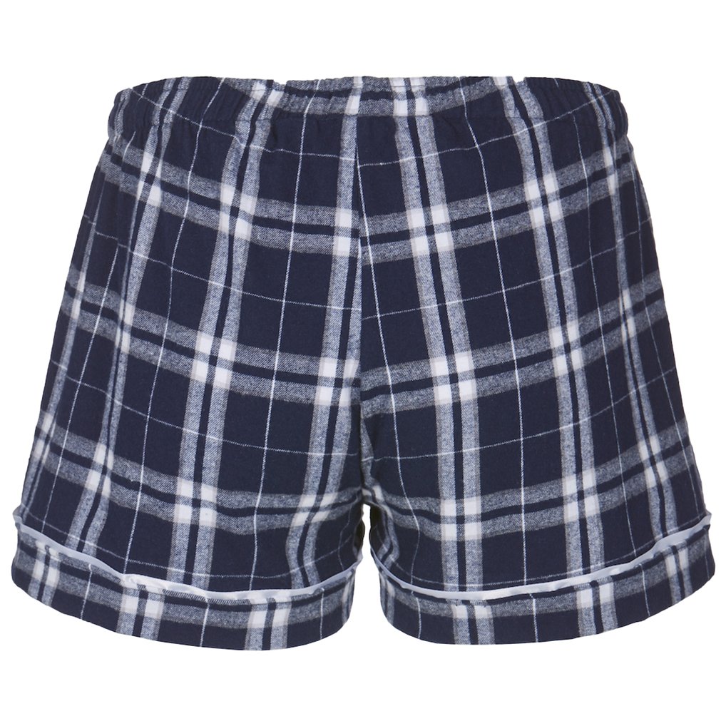 Navy Midshipmen Boxercraft Women's Flannel Shorts - Navy