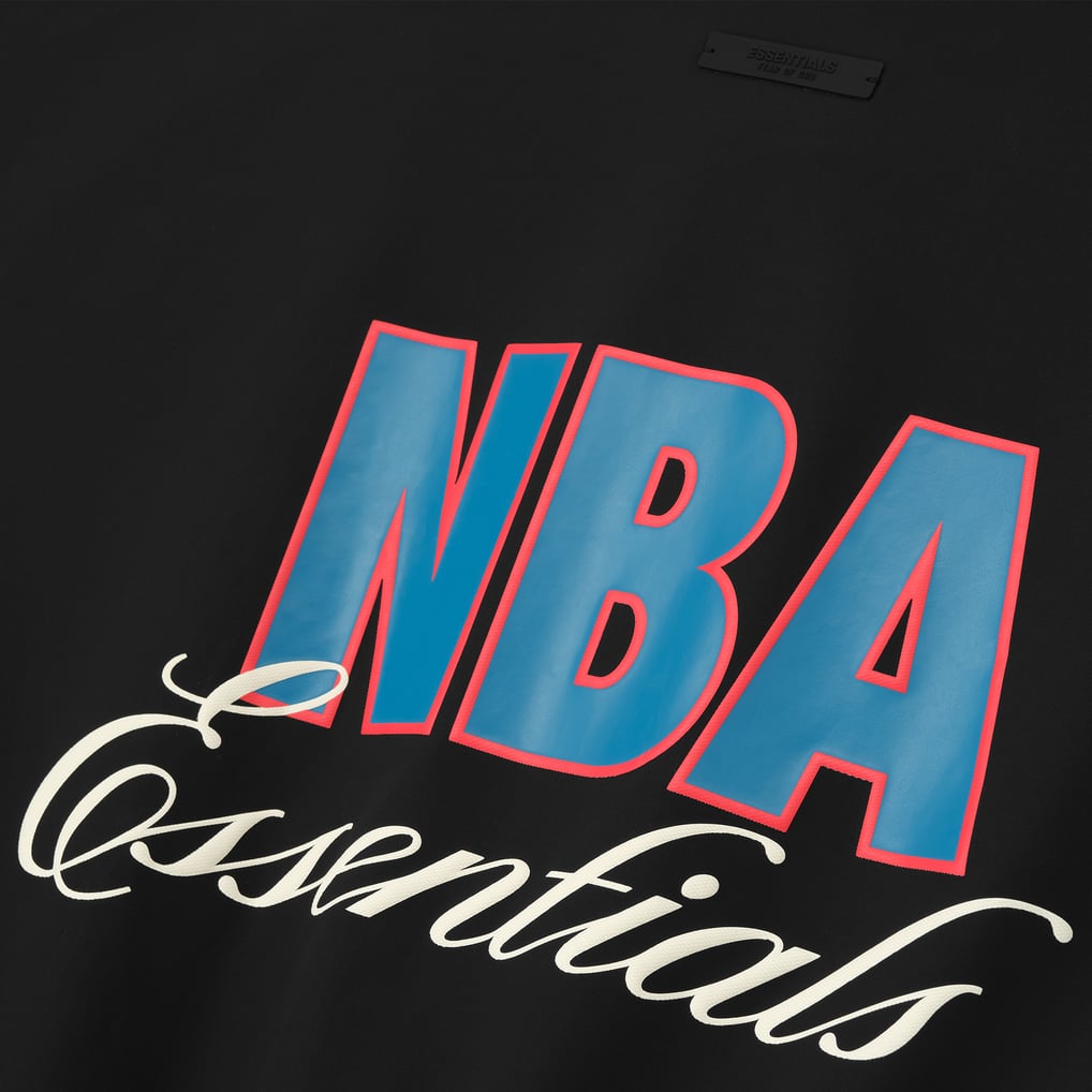 Fear of God x NBA Unisex Half-Zip Track Jacket - Black