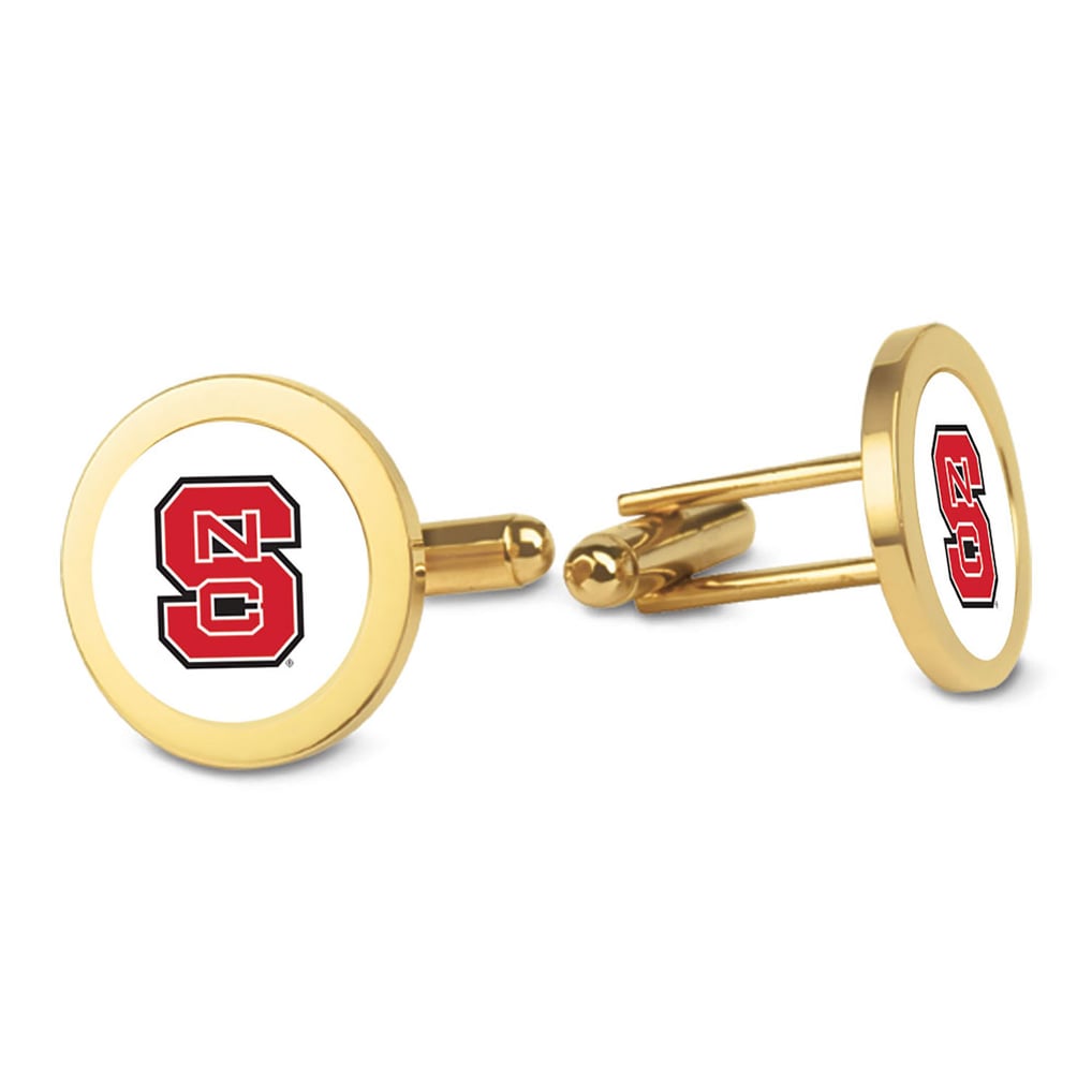 NC State Wolfpack Cufflinks - Gold