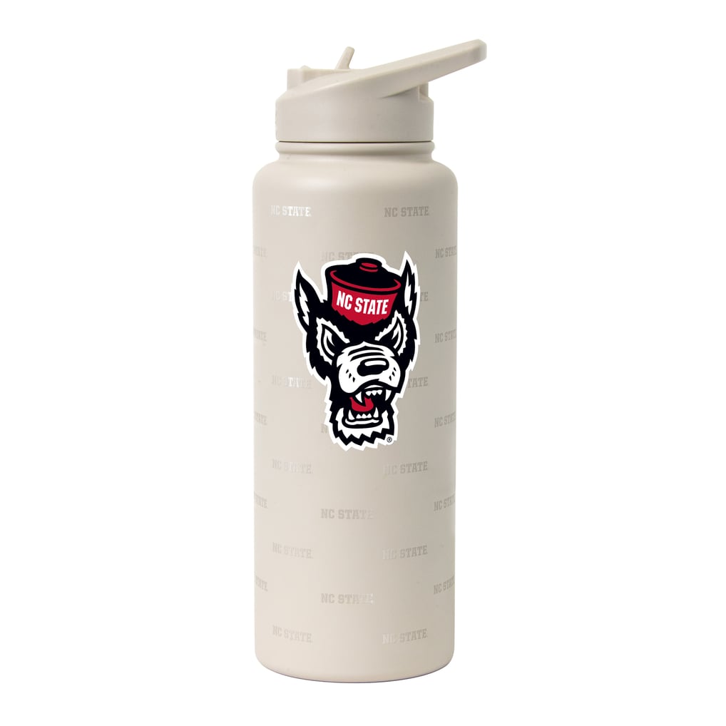 NC State Wolfpack Logo Brands 34oz. Sand Ghost Quencher Bottle