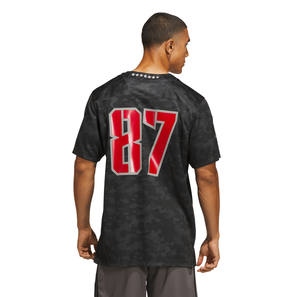 #87 NC State Wolfpack adidas Honor & Support Premier Strategy Jersey - Black