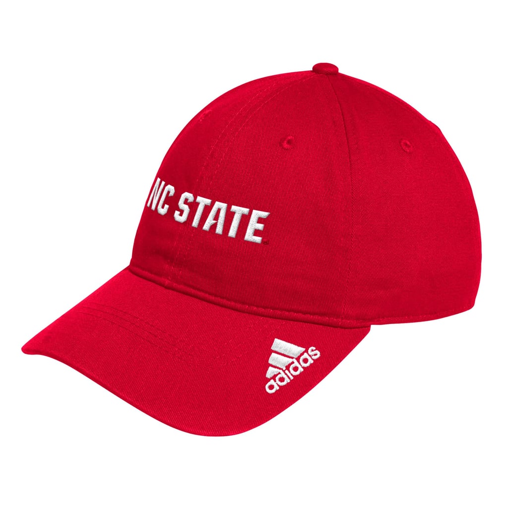 NC State Wolfpack adidas Locker Room Wordmark Slouch Adjustable Hat - Red