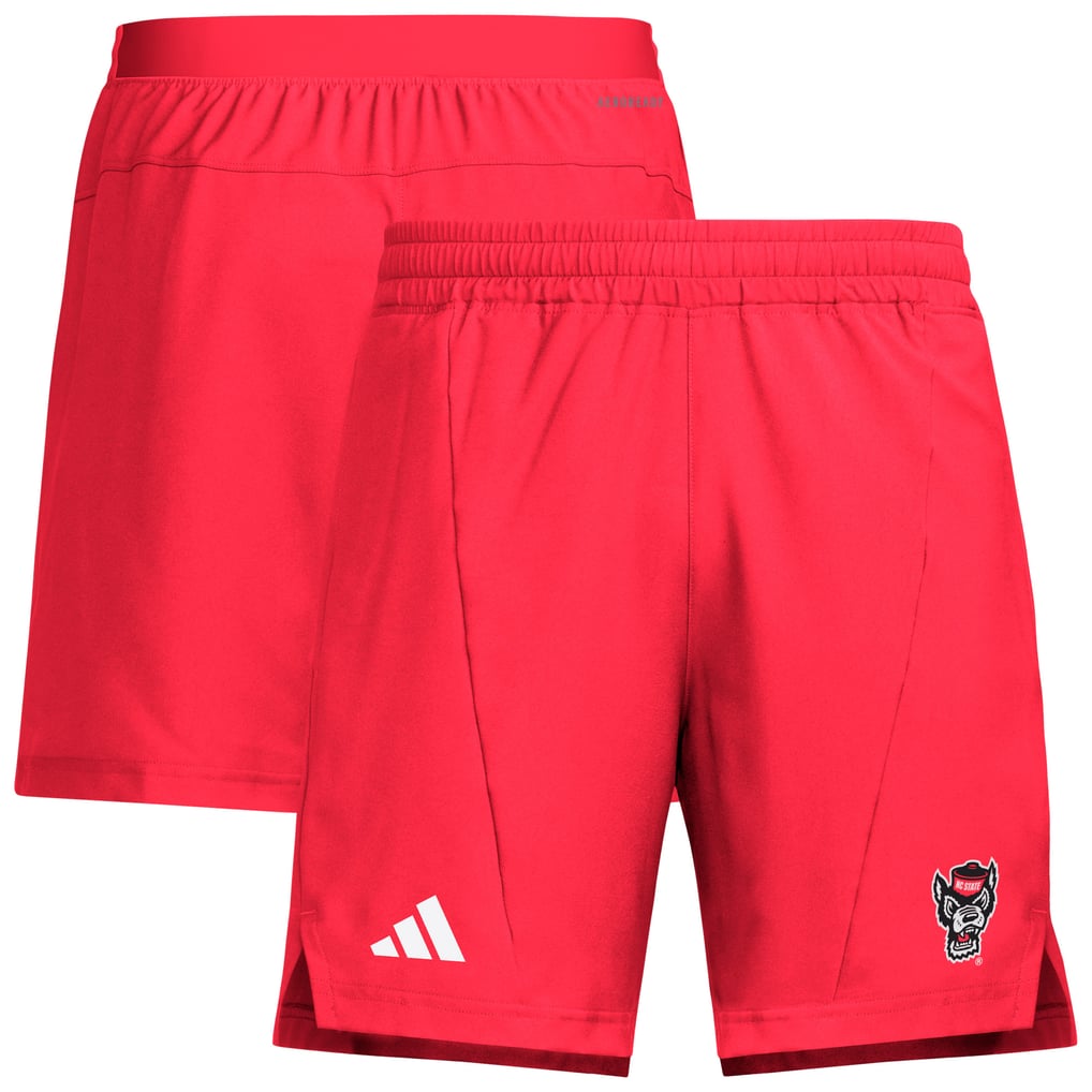 NC State Wolfpack adidas Program Woven Training Shorts - Red