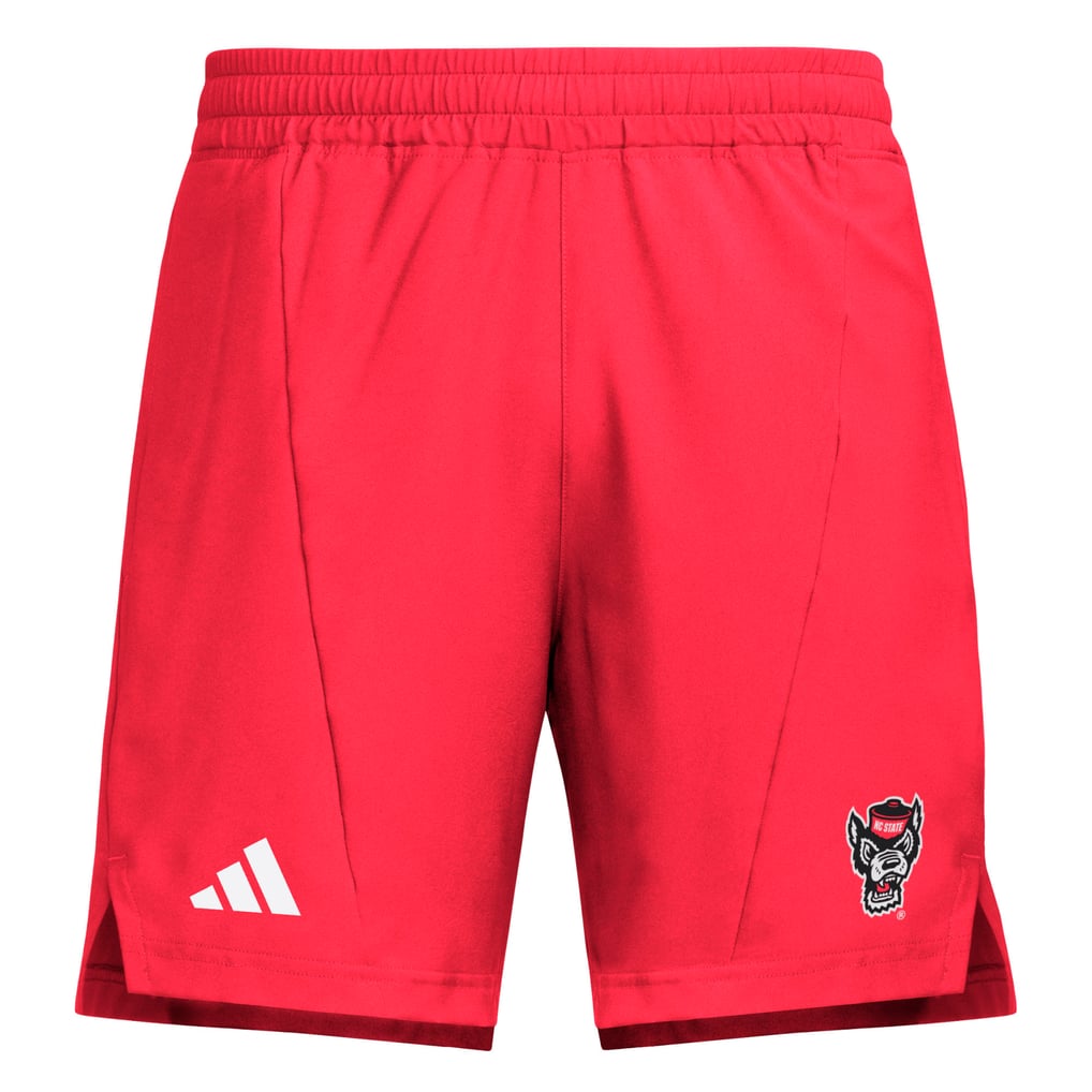 NC State Wolfpack adidas Program Woven Training Shorts - Red