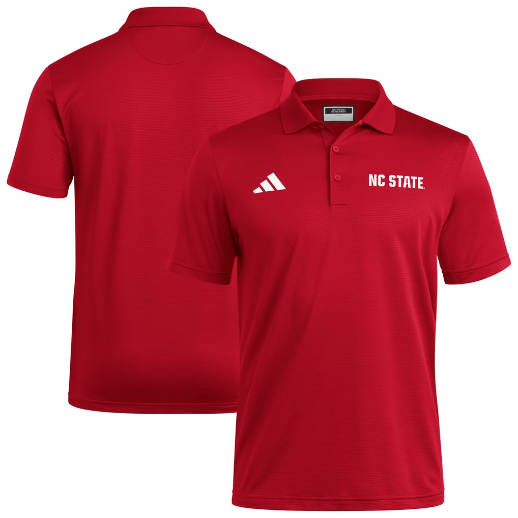NC State Wolfpack adidas Ultimate 365 Ottoman Polo Shirt - Red