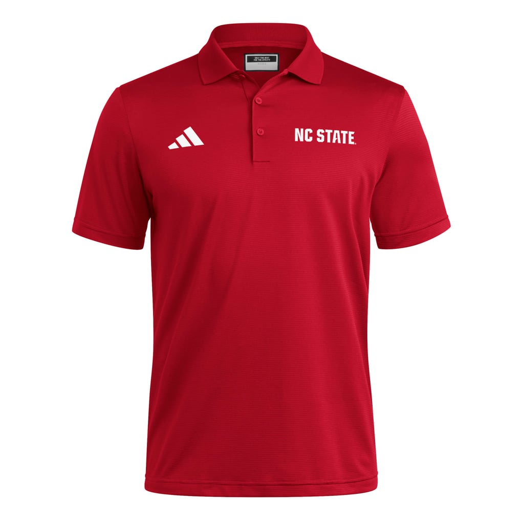 NC State Wolfpack adidas Ultimate 365 Ottoman Polo Shirt - Red