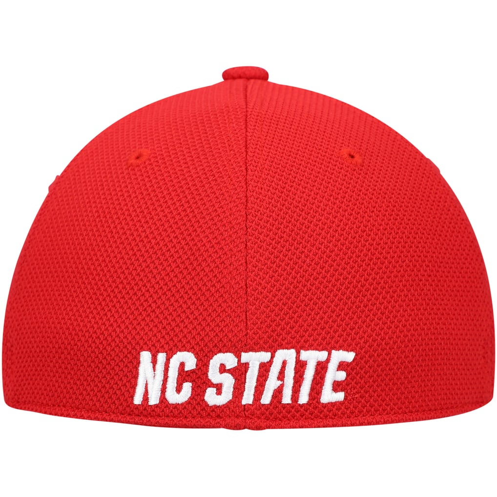 NC State Wolfpack adidas On-Field Baseball Fitted Hat - White