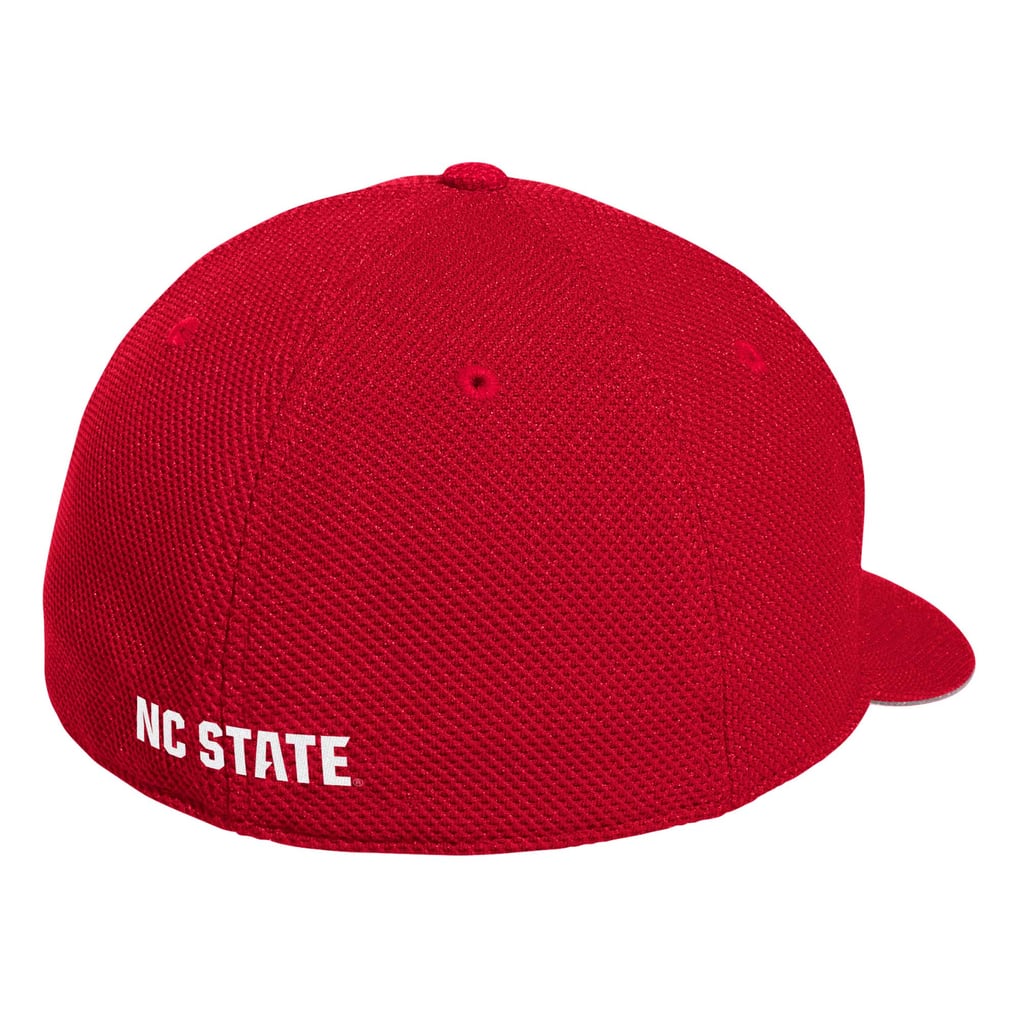 NC State Wolfpack adidas On-Field Baseball Fitted Hat - White