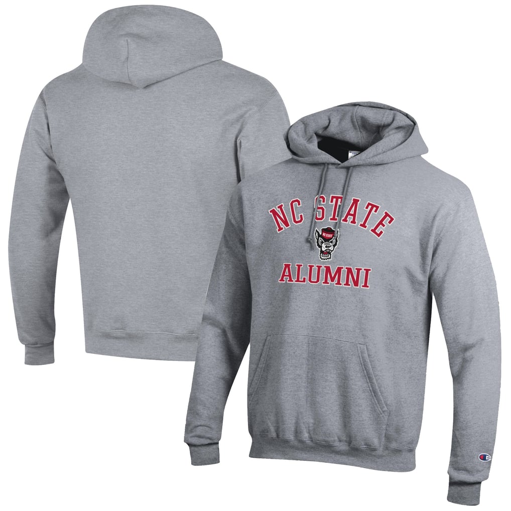  NC State Wolfpack Champion Alumni Logo Pullover Hoodie - Gray