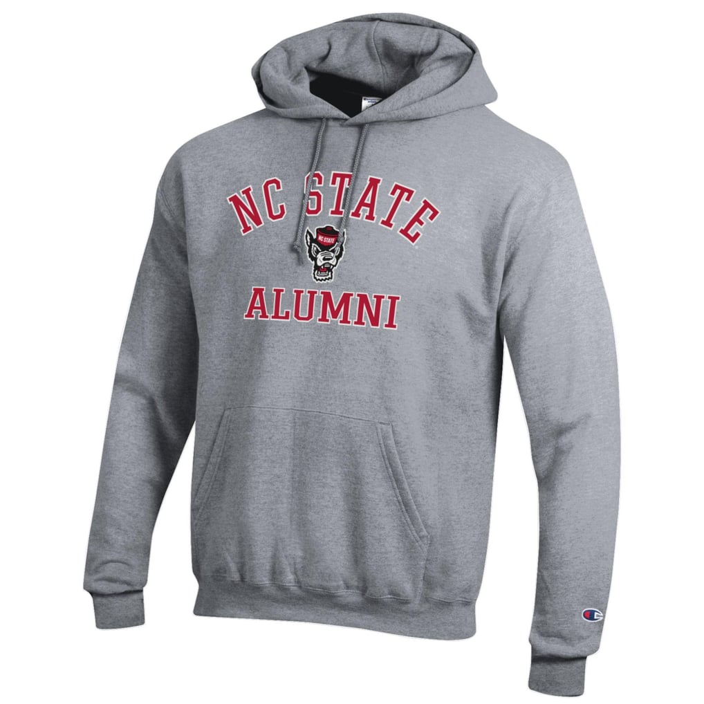  NC State Wolfpack Champion Alumni Logo Pullover Hoodie - Gray
