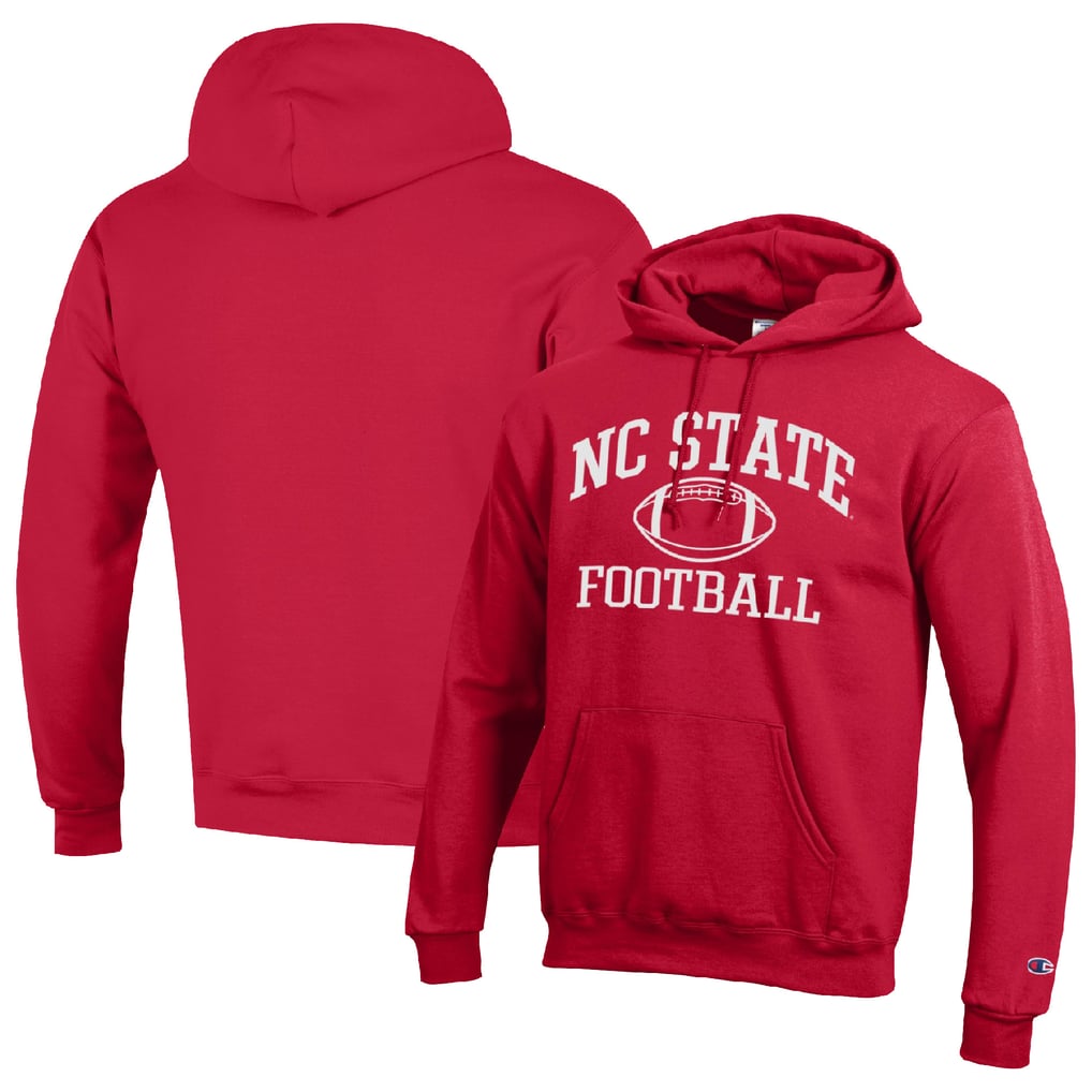 NC State Wolfpack Champion Football Icon Pullover Hoodie - Red