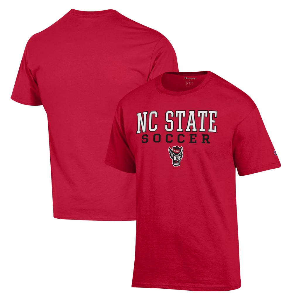 NC State Wolfpack Champion Soccer Stack Logo T-Shirt - Red