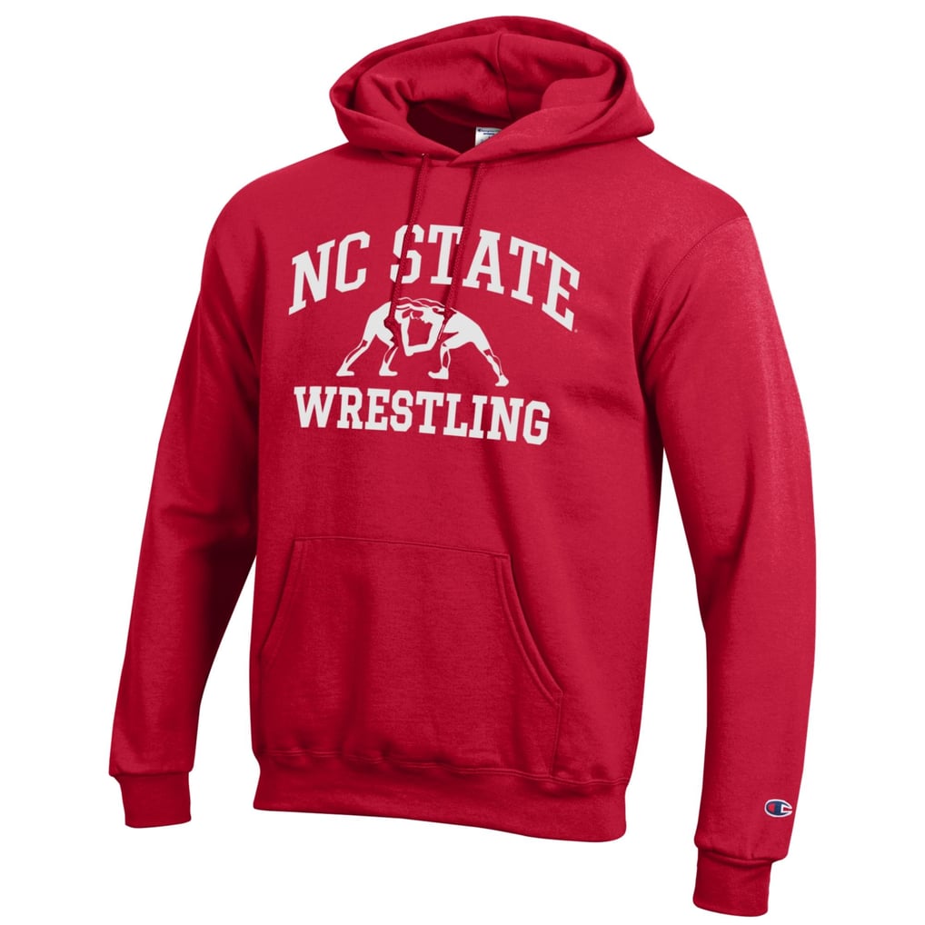 NC State Wolfpack Champion Wrestling Icon Pullover Hoodie - Red