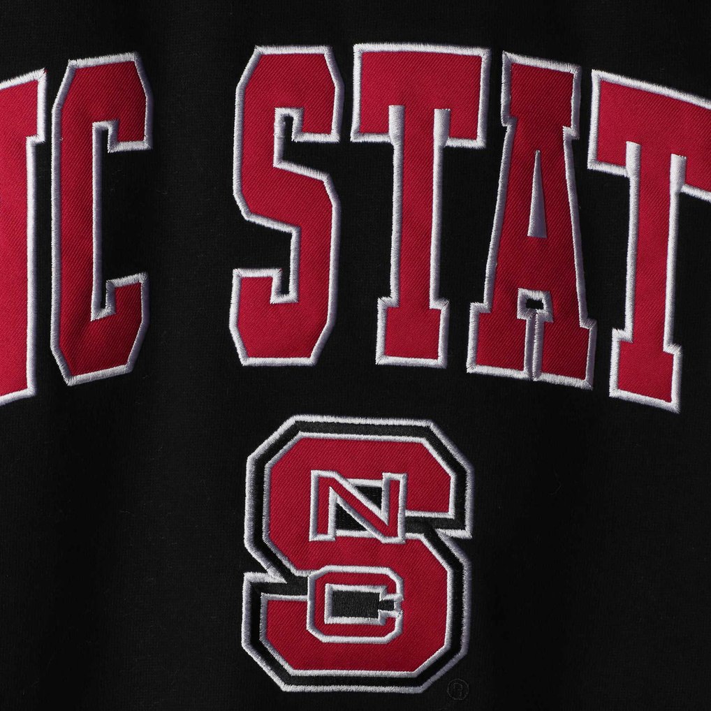 NC State Wolfpack Colosseum Arch & Logo Crew Neck Sweatshirt - Black