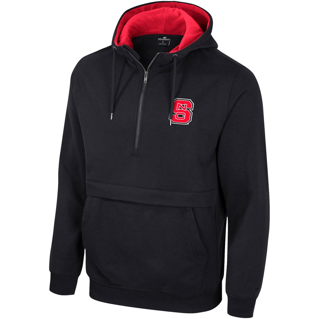 NC State Wolfpack Colosseum Half-Zip Hoodie - Black