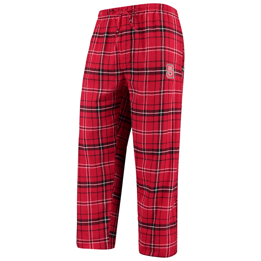 NC State Wolfpack Concepts Sport Ultimate Flannel Pants - Red/Black