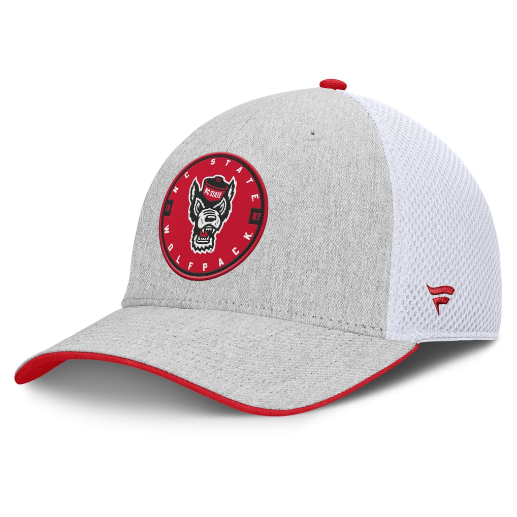  NC State Wolfpack Fanatics Trigger Flex Hat - Heather Gray