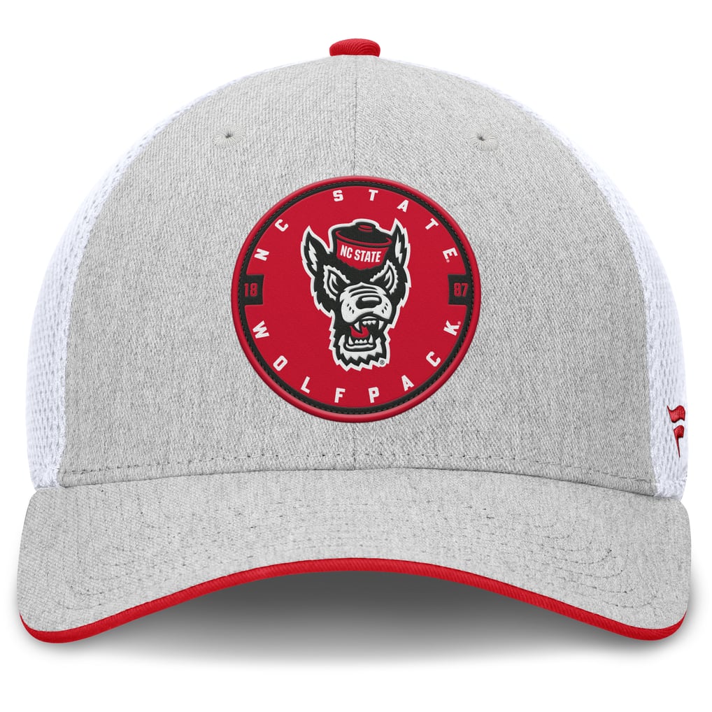  NC State Wolfpack Fanatics Trigger Flex Hat - Heather Gray