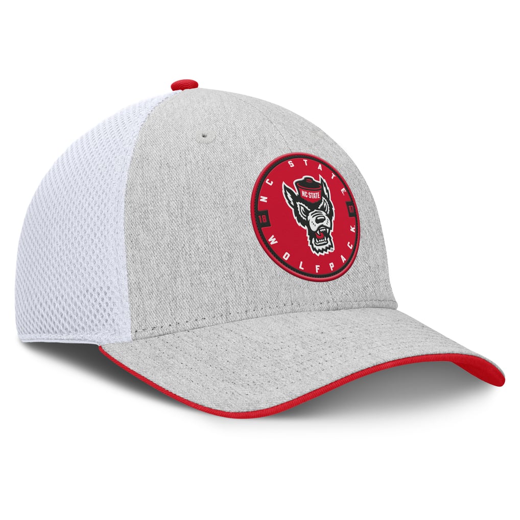  NC State Wolfpack Fanatics Trigger Flex Hat - Heather Gray