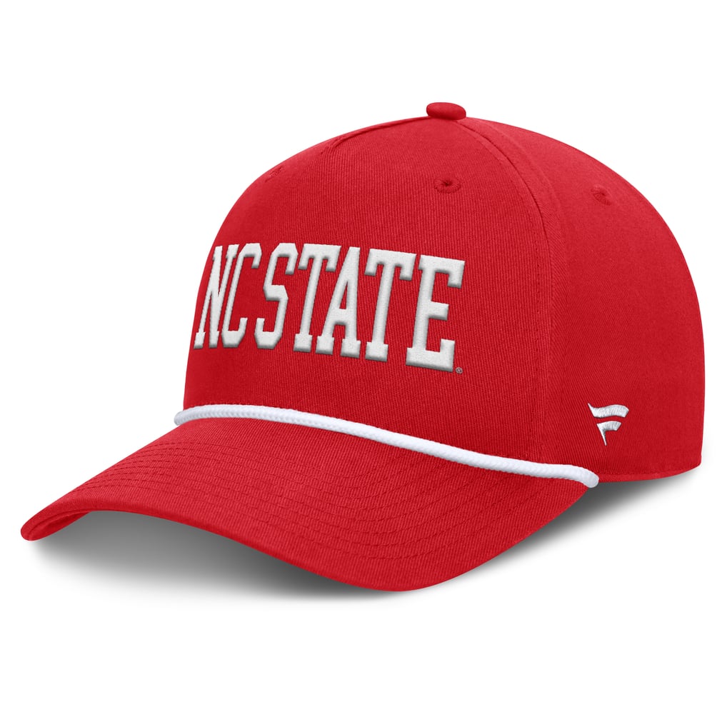  NC State Wolfpack Fanatics Foul Ball Rope Adjustable Hat - Red