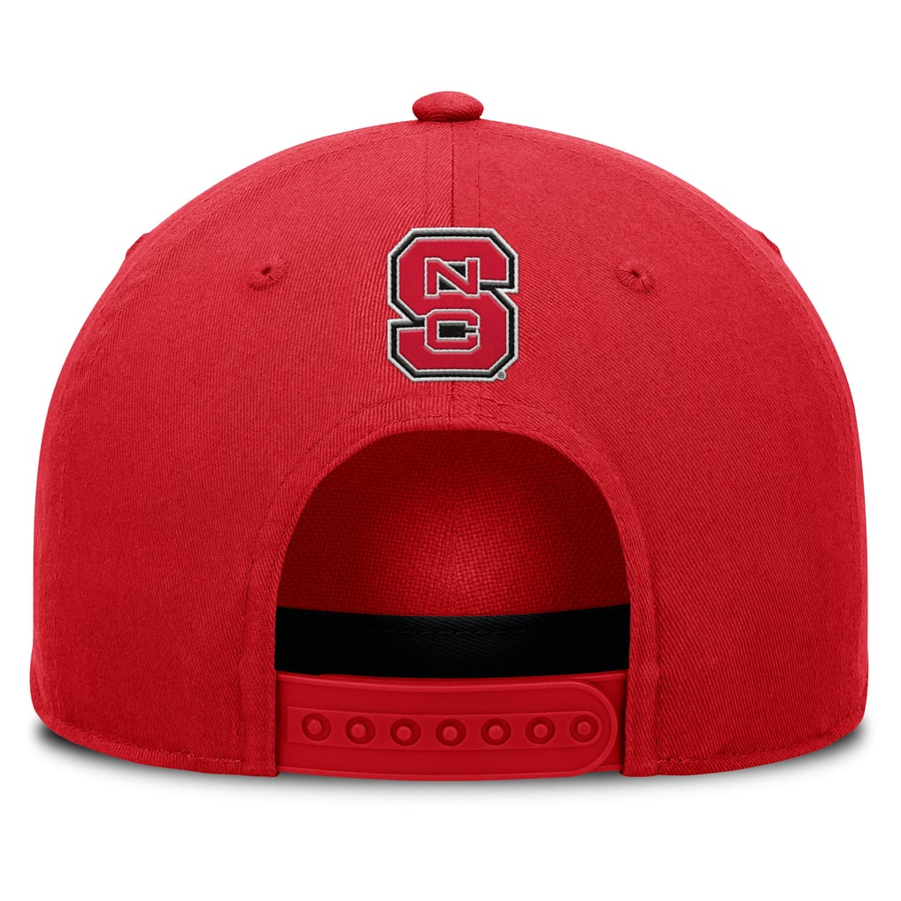  NC State Wolfpack Fanatics Foul Ball Rope Adjustable Hat - Red
