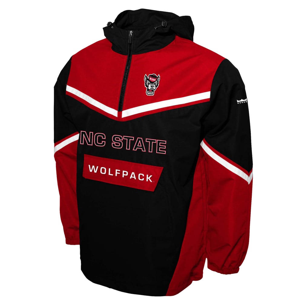 NC State Wolfpack Franchise Club Action Anorak Half-Zip Jacket - Black