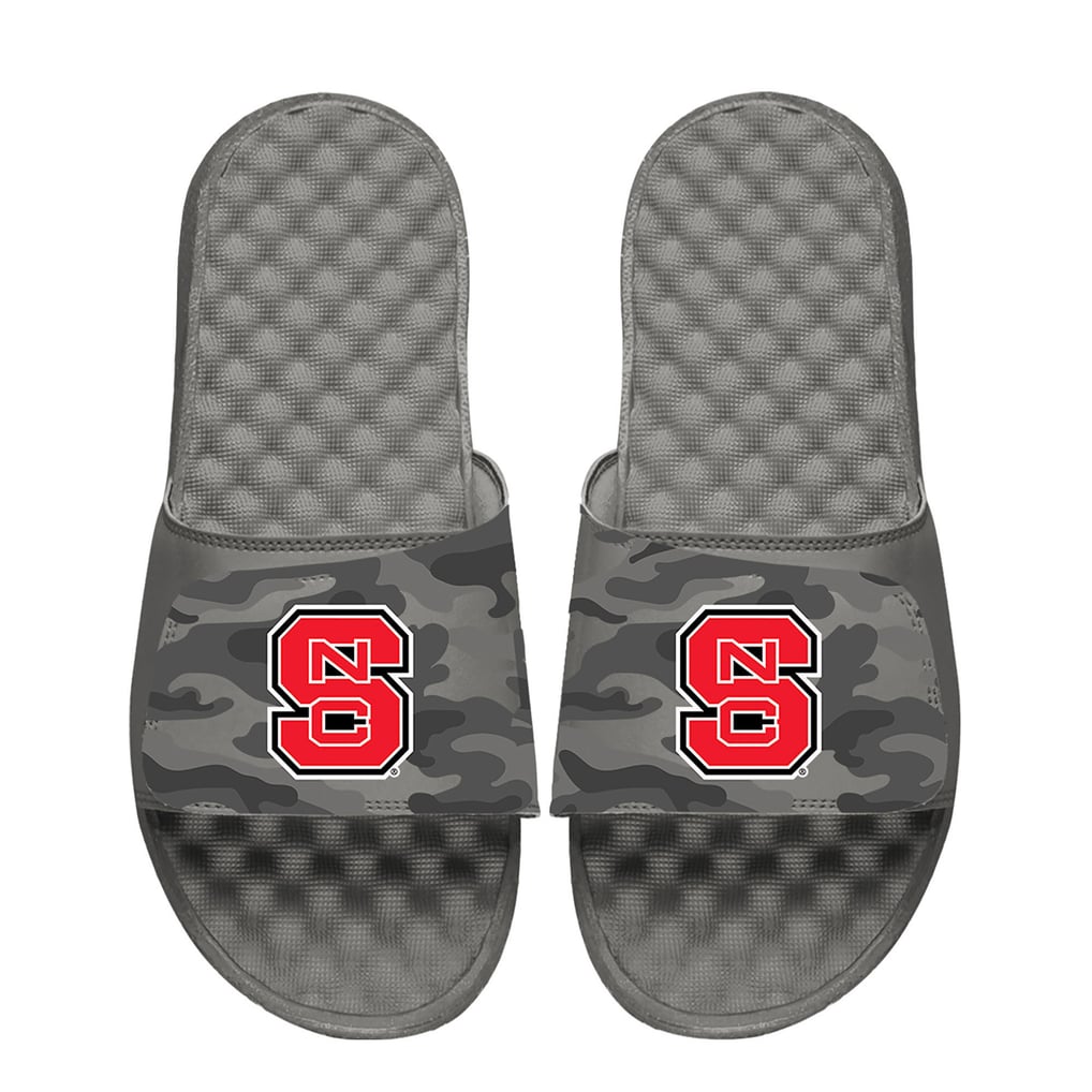  NC State Wolfpack ISlide Camo Slide Sandals - Gray