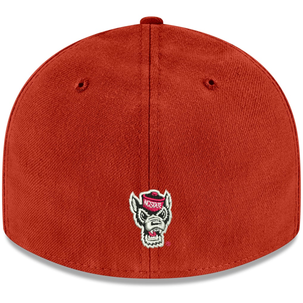 NC State Wolfpack New Era Basic Low Profile 59FIFTY Fitted Hat - Red