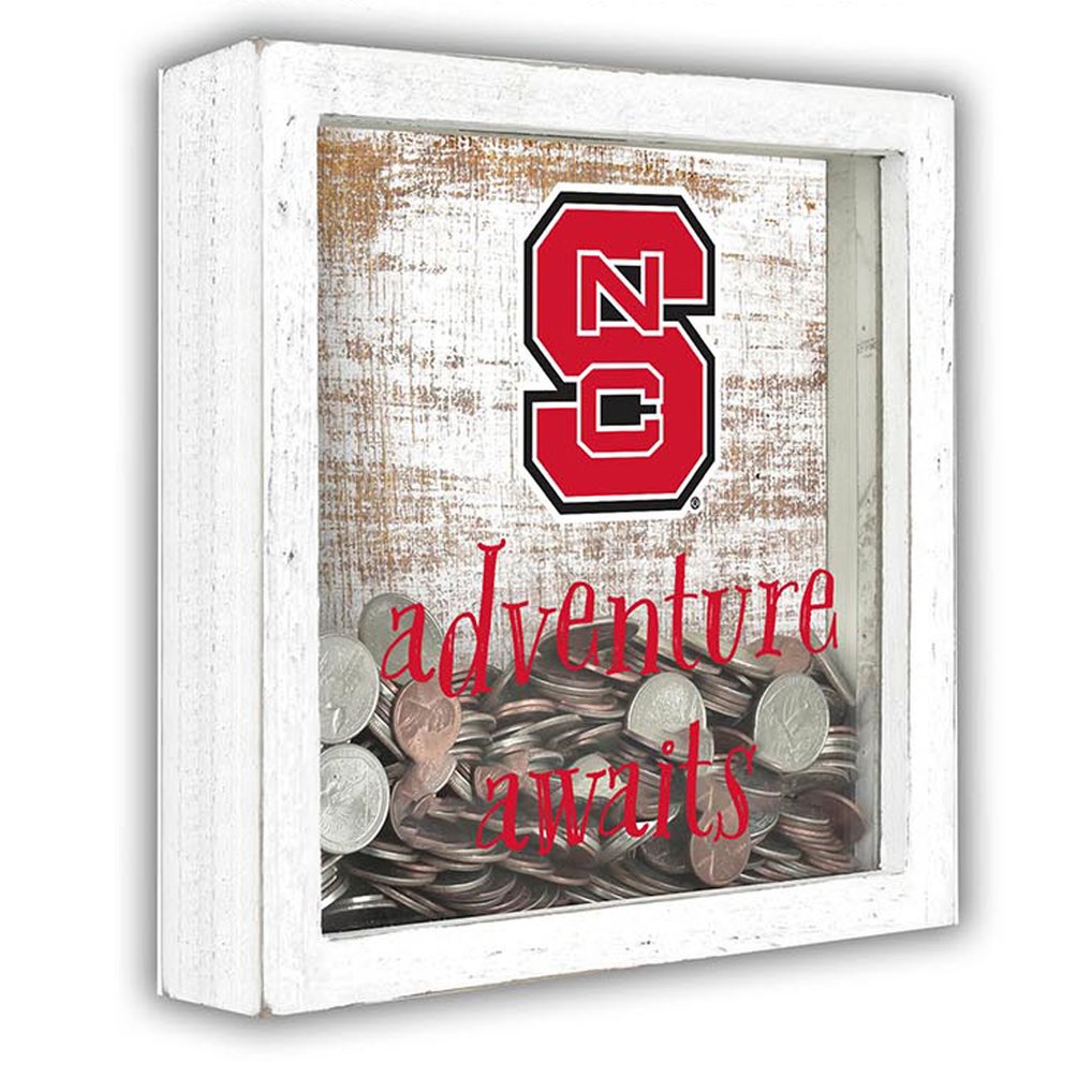 NC State Wolfpack 14'' x 13'' Adventure Awaits Money Box