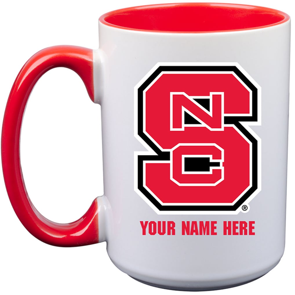 NC State Wolfpack 15oz. Personalized Ceramic Mug