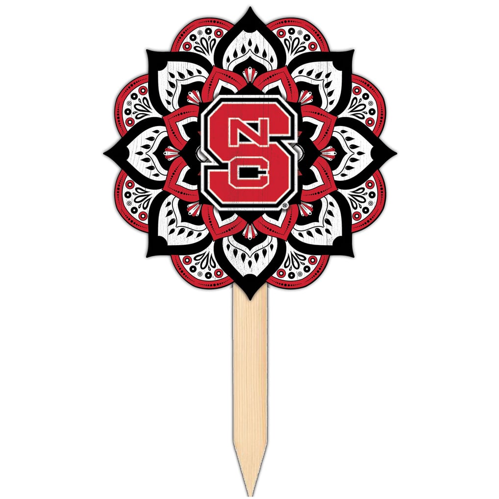 NC State Wolfpack 18'' x 12'' Mandala Yard Stake