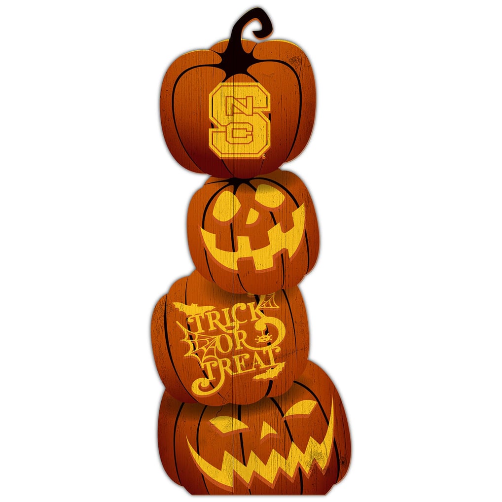 NC State Wolfpack 31'' Pumpkin Leaner