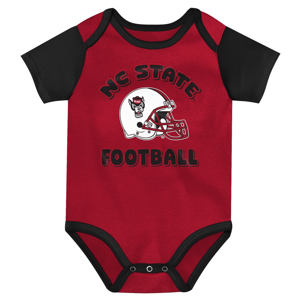  NC State Wolfpack Outerstuff Newborn Star Player Three-Piece Bodysuit Set - Red
