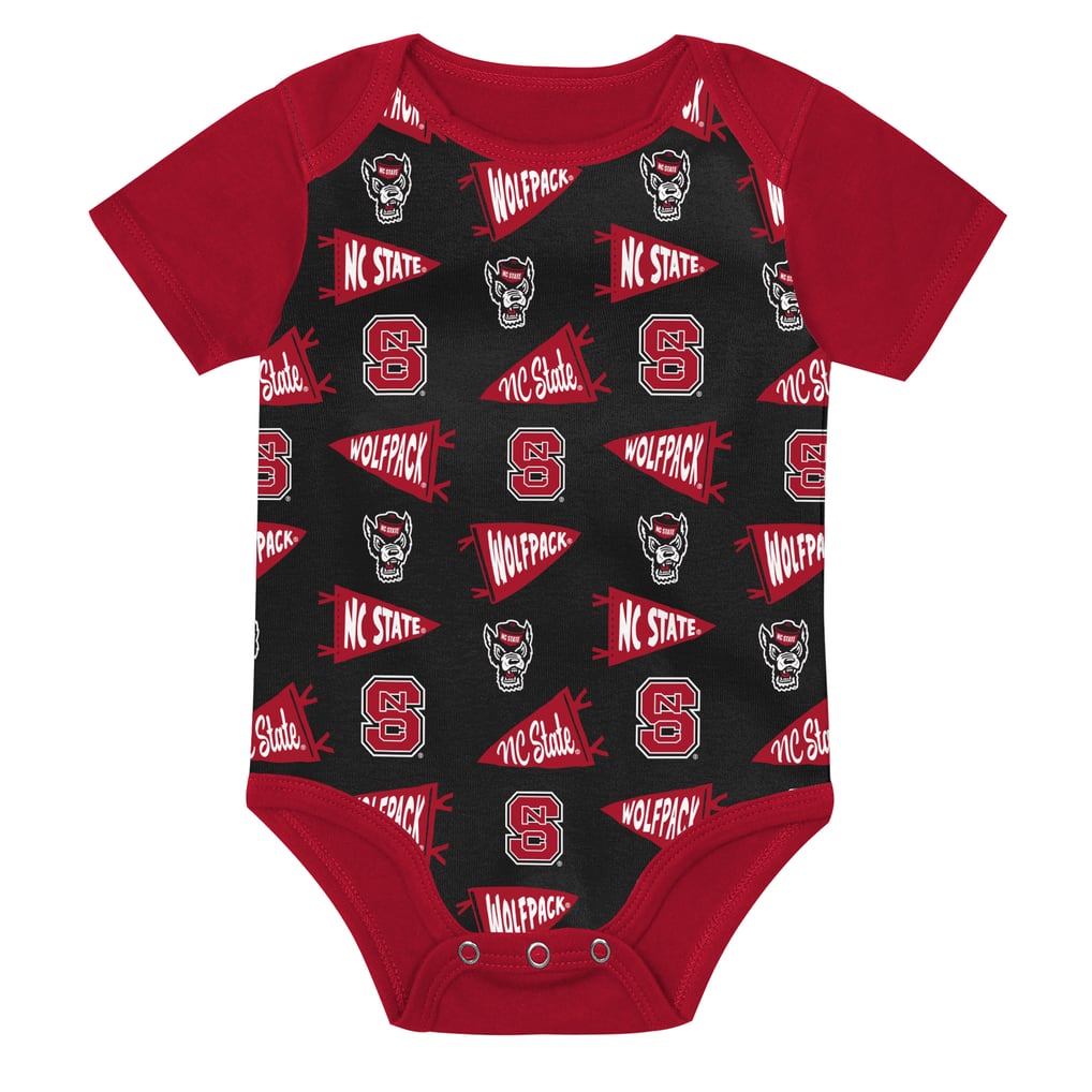  NC State Wolfpack Outerstuff Newborn Star Player Three-Piece Bodysuit Set - Red