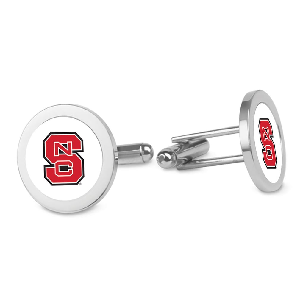 NC State Wolfpack Cufflinks - Silver