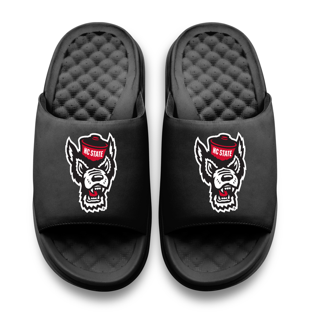 NC State Wolfpack ISlide Unisex Primary Motive Slide Sandals - Black