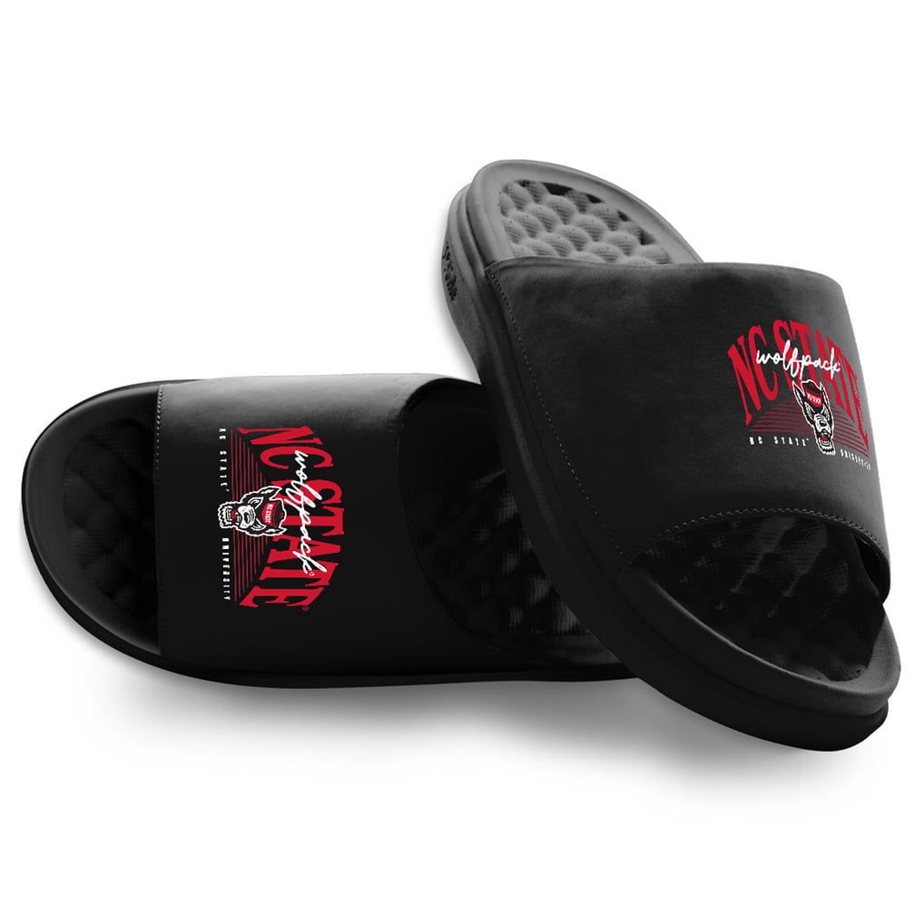 NC State Wolfpack ISlide Unisex Varsity Stack Motive Slide Sandals