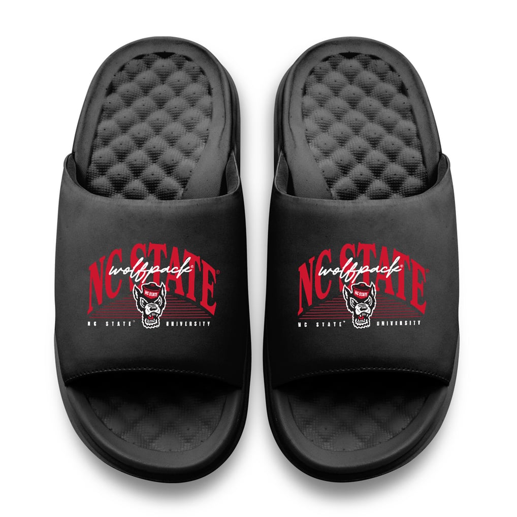 NC State Wolfpack ISlide Unisex Varsity Stack Motive Slide Sandals