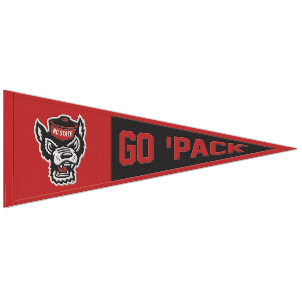 NC State Wolfpack WinCraft 13" x 32" Slogan Pennant