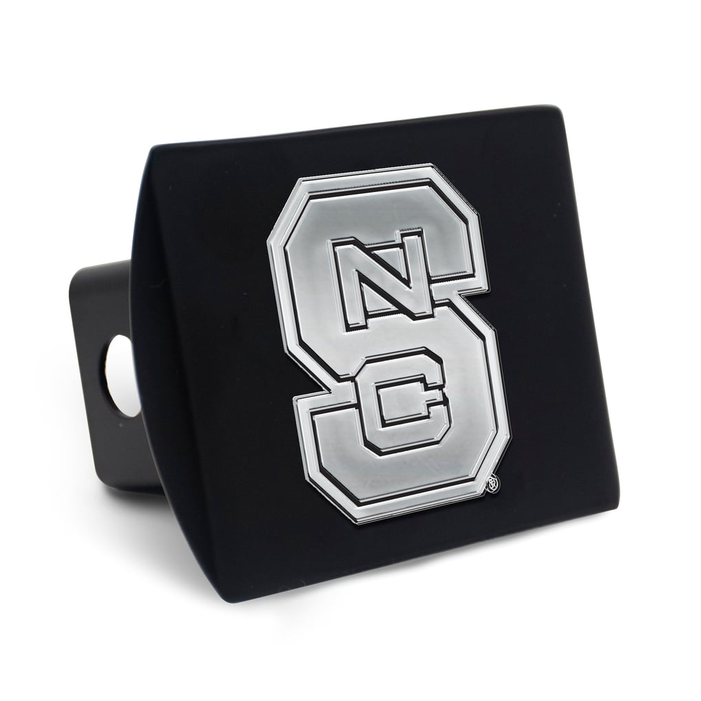 NC State Wolfpack WinCraft Premium Metal Chrome Logo Hitch Cover