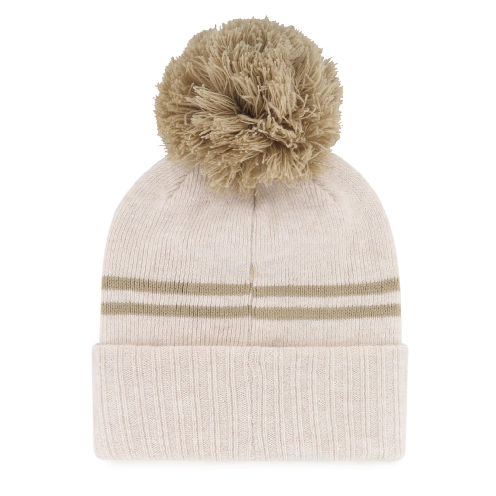  NC State Wolfpack '47 Women's Core & Inline Latte Cuffed Knit Hat with Pom - Natural