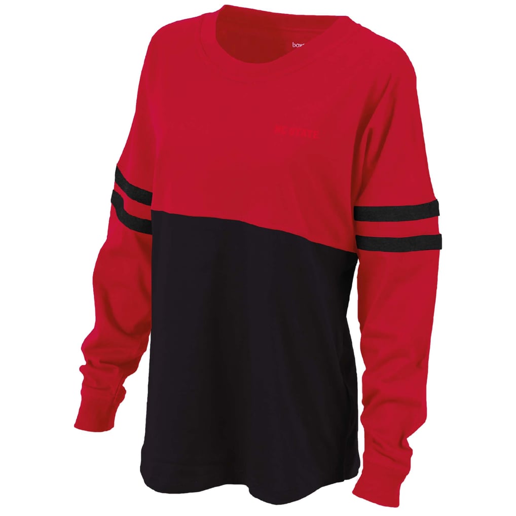NC State Wolfpack Women's Pom Pom Long Sleeve Jersey - Red/Black