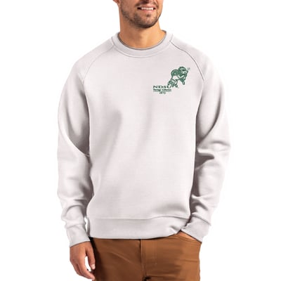 NDSU Bison Cutter & Buck Roam Recycled Pullover - Gray