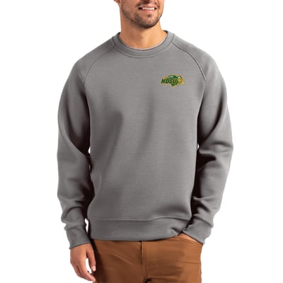 NDSU Bison Cutter & Buck Roam Recycled Pullover - Gray