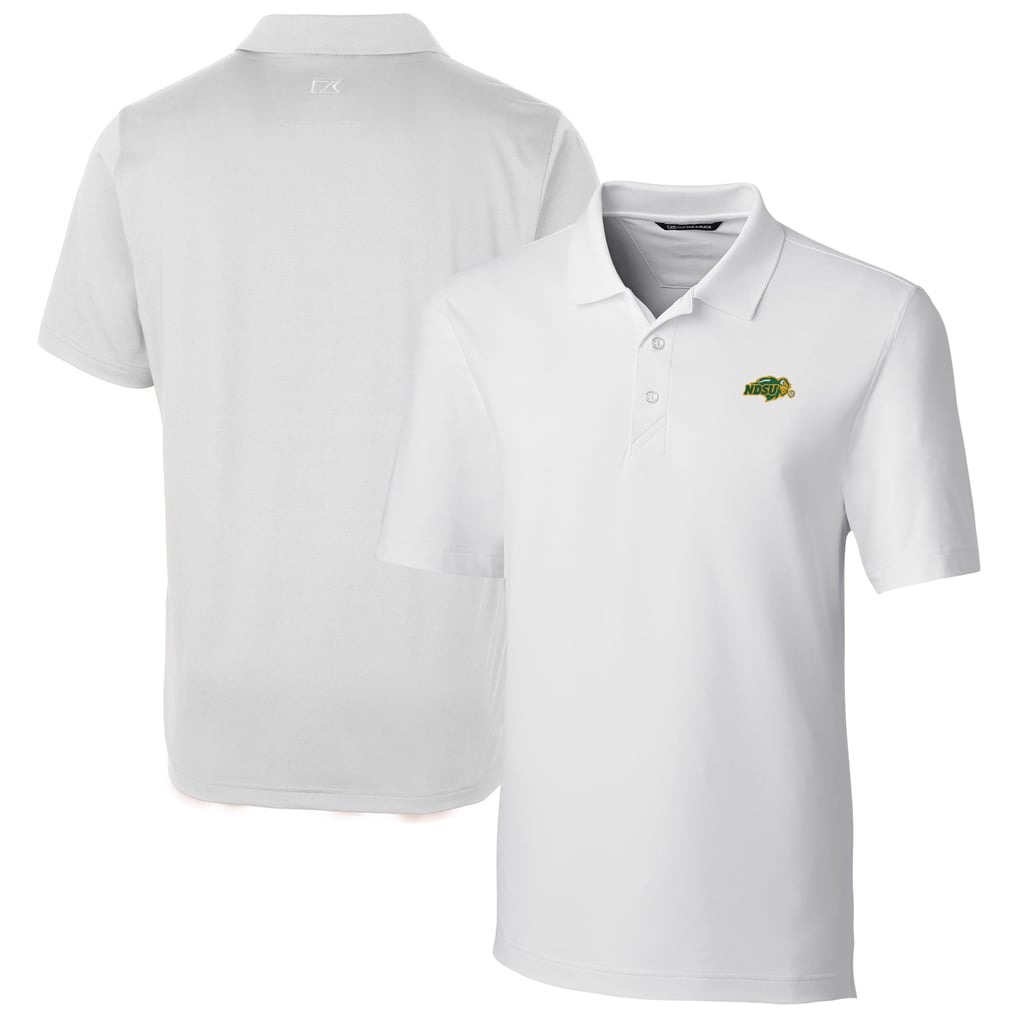 NDSU Bison Cutter & Buck DryTec Forge Stretch Polo - White
