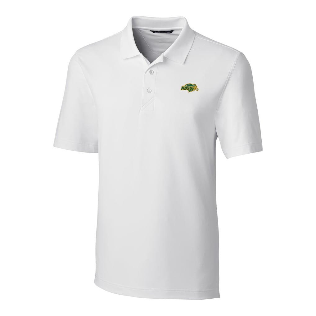 NDSU Bison Cutter & Buck DryTec Forge Stretch Polo - White