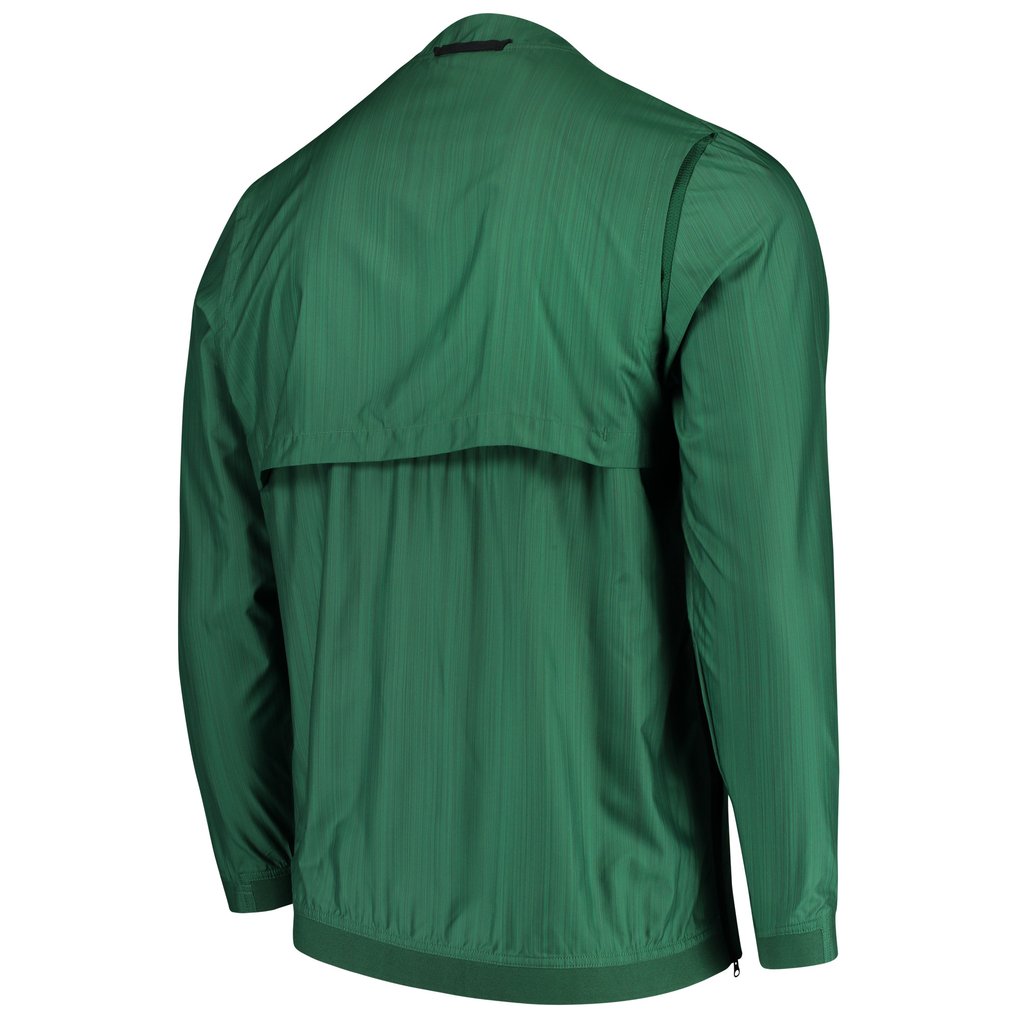 NDSU Bison Nike Lockdown Quarter-Zip Pullover Jacket - Green
